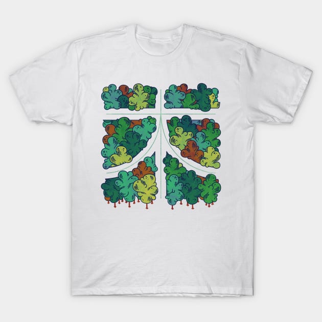 Tree 木 T-Shirt by againstbound